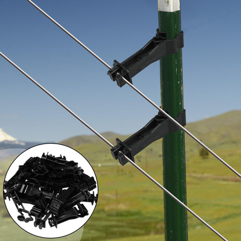 Outus double-layer fencing insulator enables two parallel wire runs.