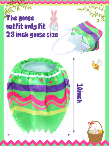Outus Easter Egg Hat completes the goose costume look
