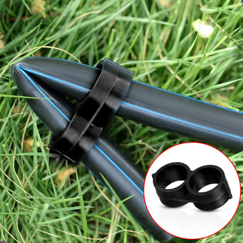 Outus end-cap plugs seal tubing ends in outdoor drip setups