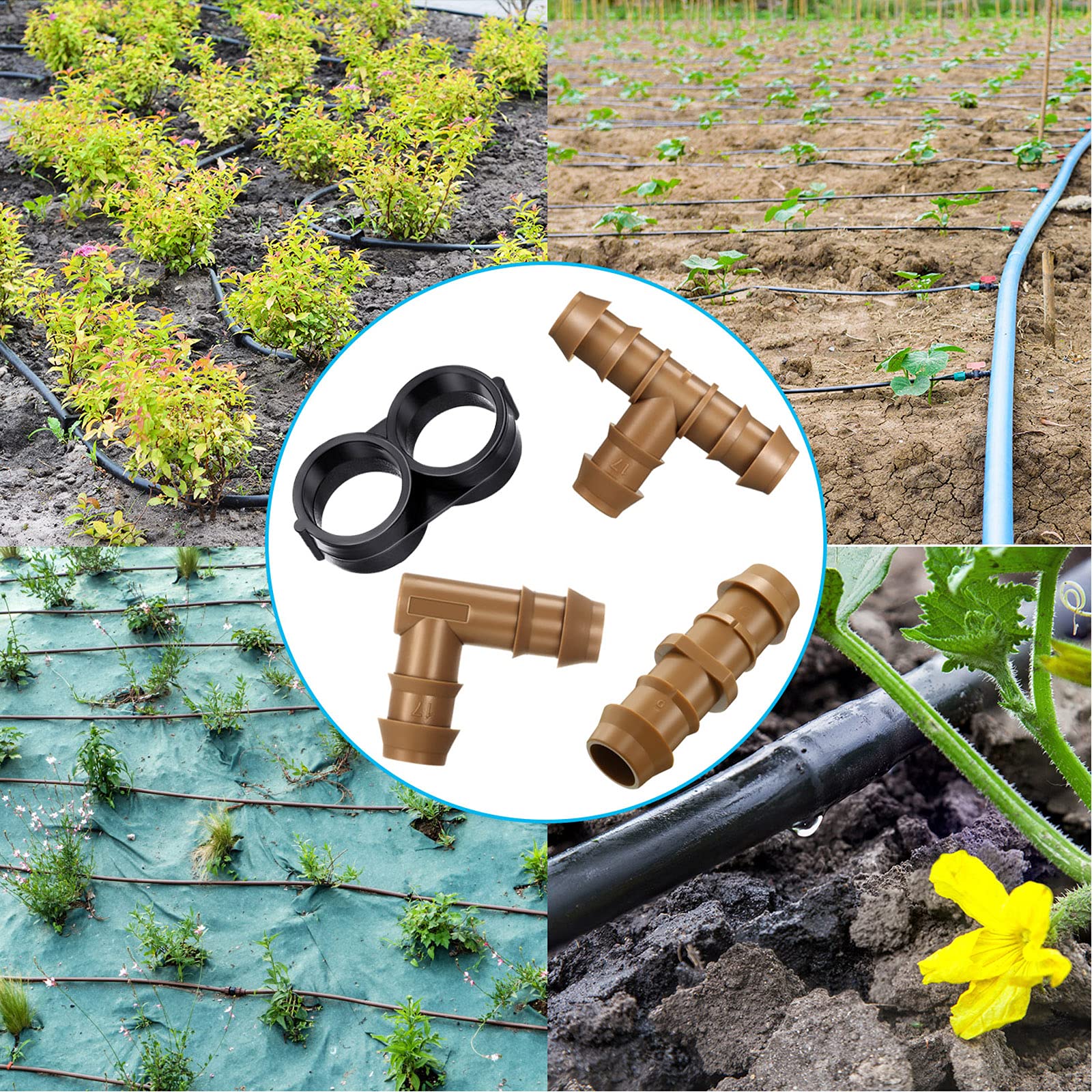 Outus garden irrigation kit supports simple, tool-free installation