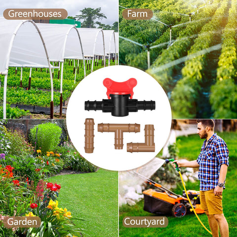 Outus garden irrigation setup image illustrating organized, durable kit.