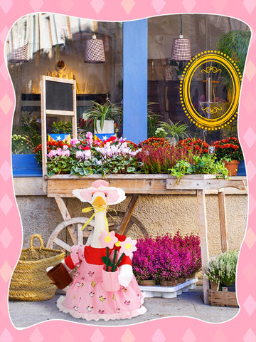 Outus Gardener Goose Outfits Set: spring-garden decor invites compliments and boosts curb appeal.