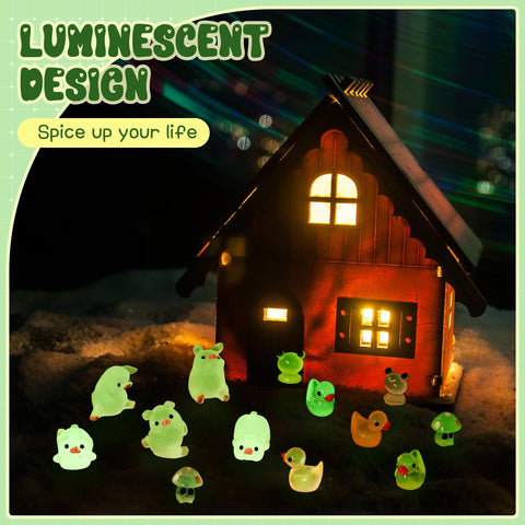 Outus glow mushroom miniature provides soft illumination for mini landscapes