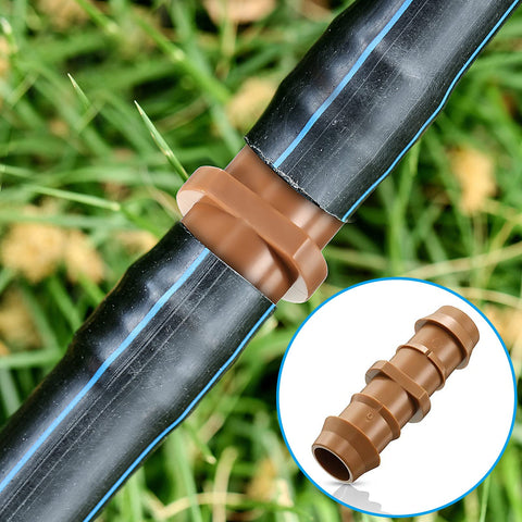 Outus irrigation couplings shown for secure 1/2 inch tubing joins