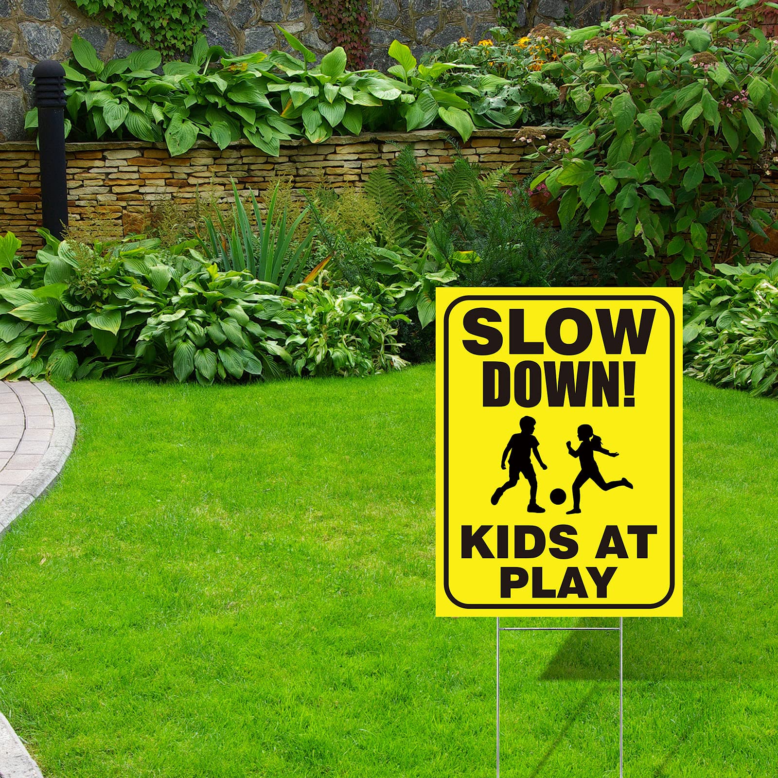 Outus Play Area Sign helps designate safe family play zones.