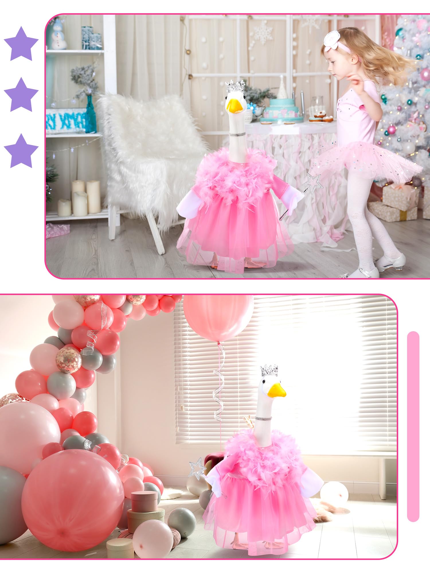 Outus princess wand accessory complements a playful yard decor look