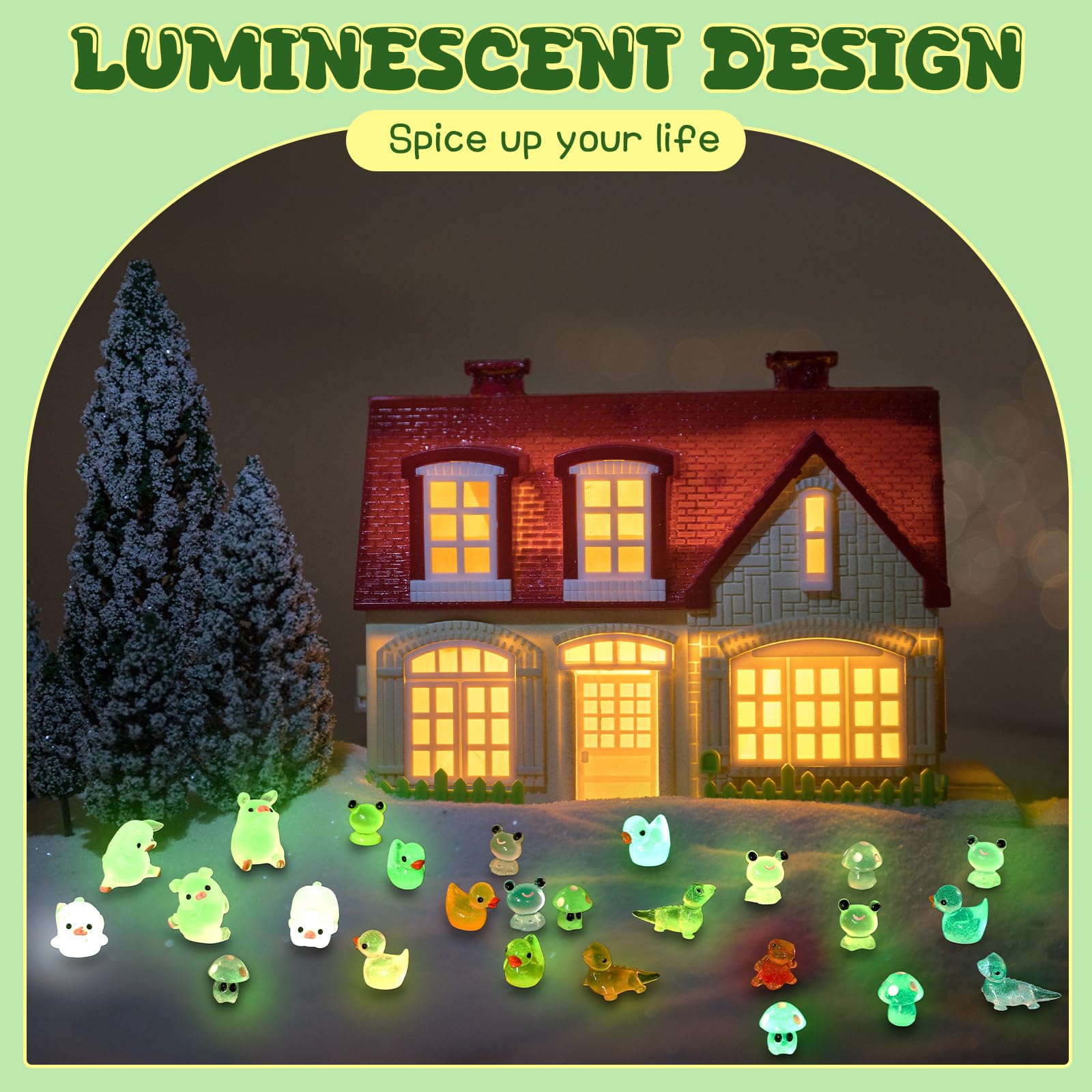 Outus tiny figurines ideal for dollhouses and photography props.