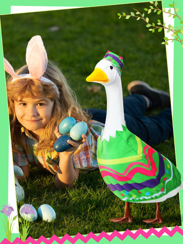 Outus versatile Easter goose costume suitable for Easter and events