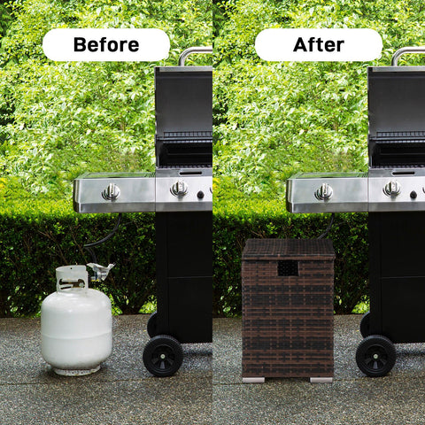 Outvita PE rattan is easy to clean and maintain after outdoor use.