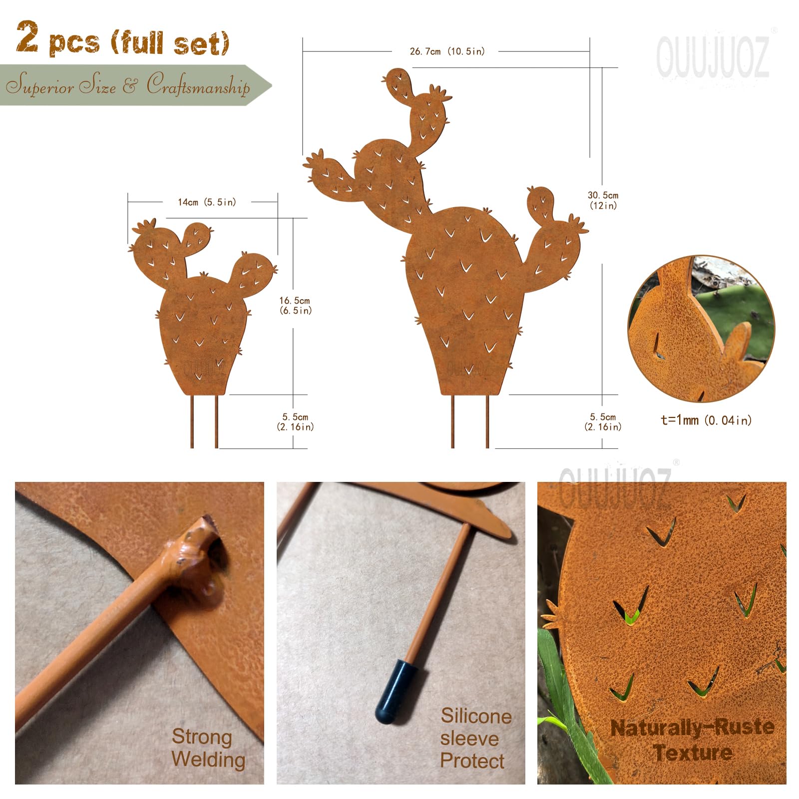 Gift-ready cactus decor by OUUJUOZ suits new homes with thoughtful outdoor charm.