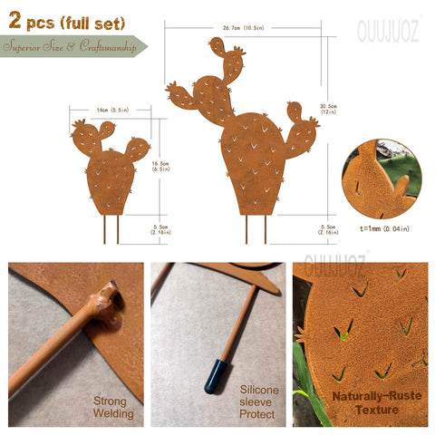 Gift-ready cactus decor by OUUJUOZ suits new homes with thoughtful outdoor charm.