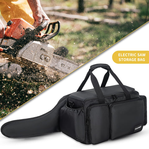 OUUTMEE chainsaw carrying case cushioned handle for comfortable grip