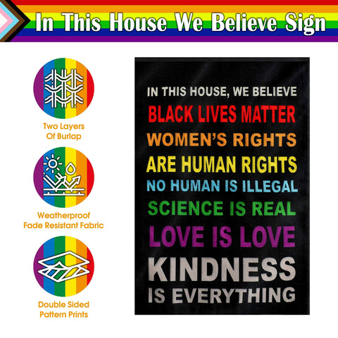 OUXIOAZ Outdoor pride flag decor ideal for patios and gardens.