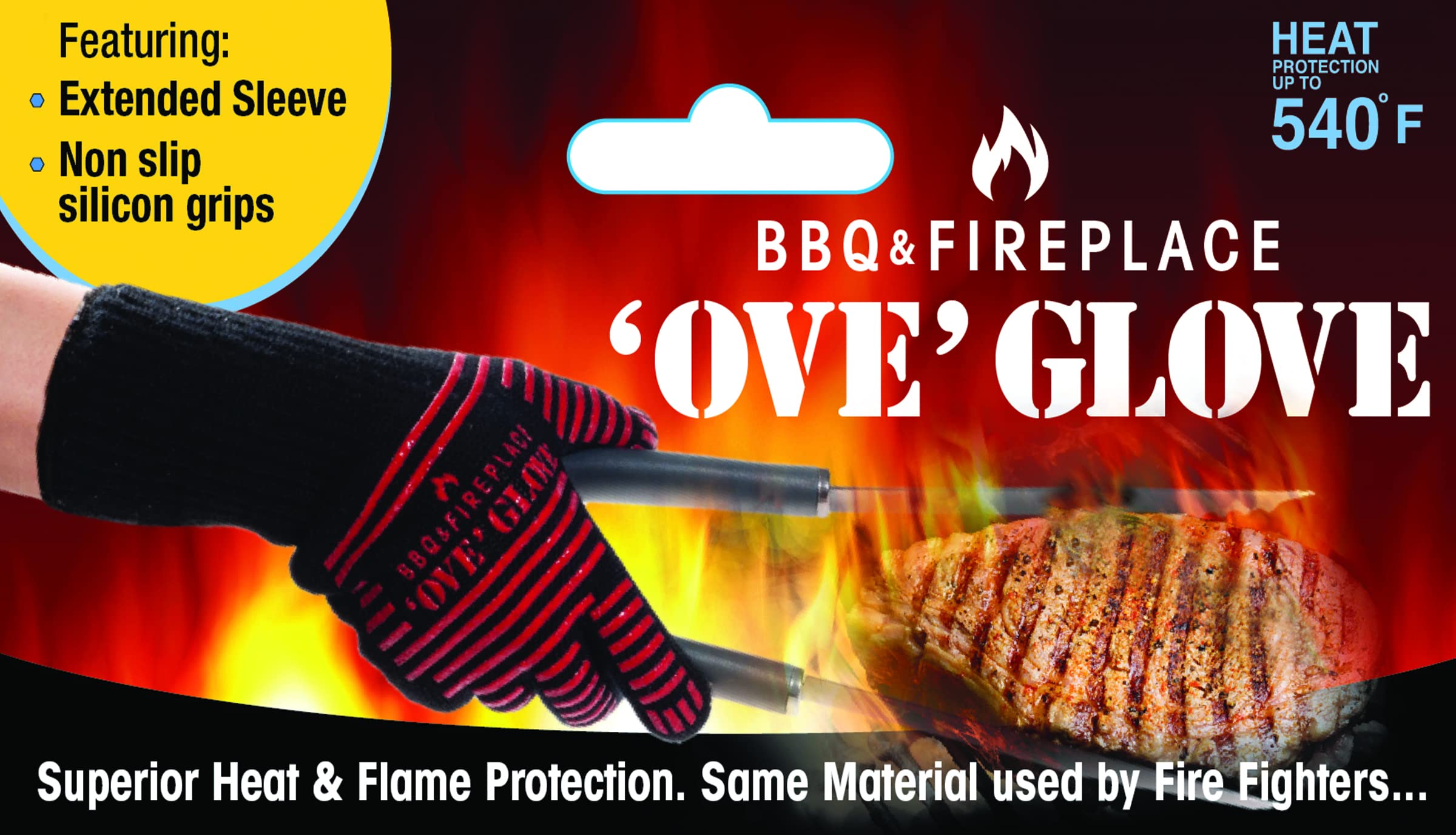 Ove Glove non-slip grip with five-finger flexibility for secure lifting.