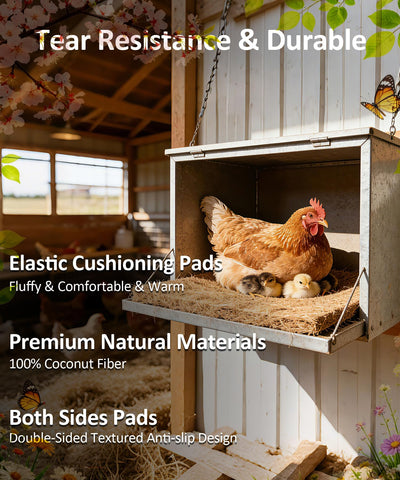 OVESD cleaning brush speeds up chicken coop sanitation.
