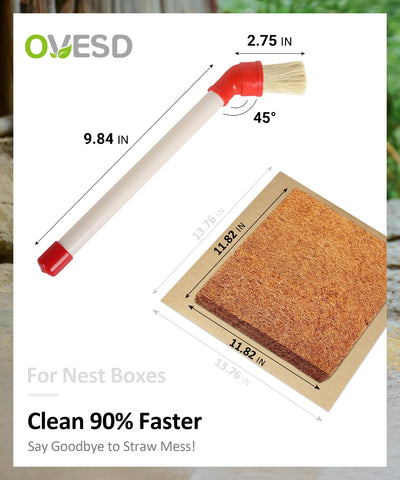 OVESD nesting kit simplifies coop upkeep with washable components.