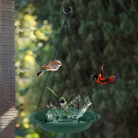 OVZILKI backyard décor-ready bird bath enhances outdoor spaces