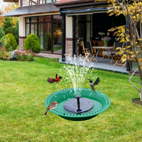 OVZILKI bird bath easy-clean design for quick maintenance