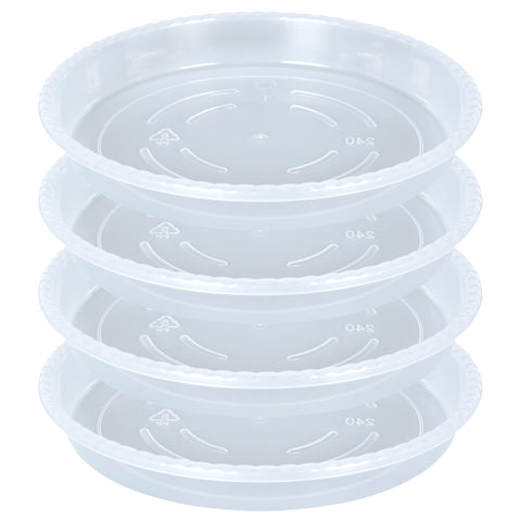 OVZILKI plant saucer 16-inch top view keeps pots clean and water contained.