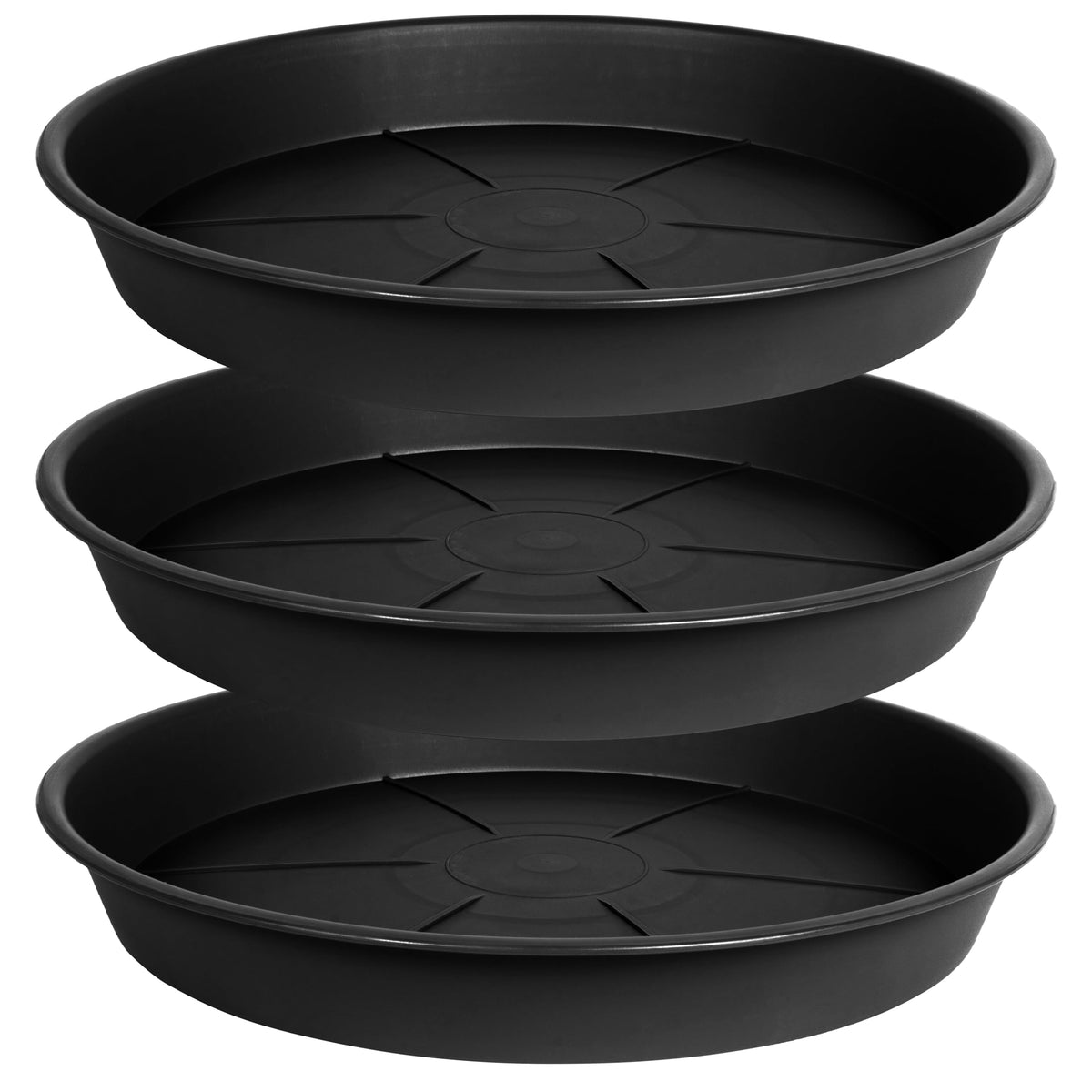 OVZILKI 16in top-view plant saucer protects floors from drainage.
