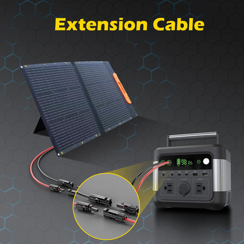 OWINUSTECH universal plug-and-play connectors simplify solar system extensions.
