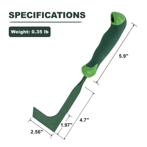 Owlett Crack Weeder carbon steel blade shows lasting durability and rust resistance