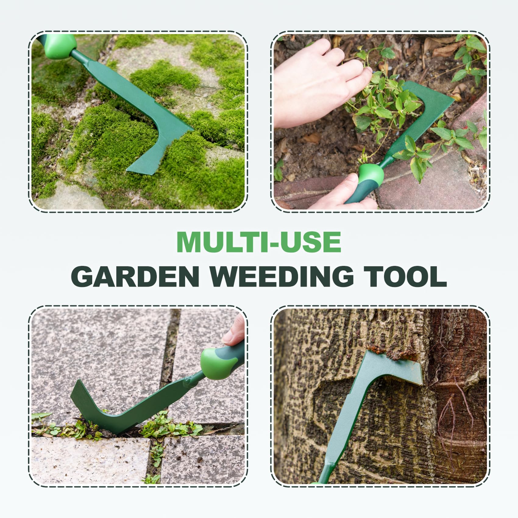 Owlett Crack Weeder moss scrapes top blade removing moss and dirt