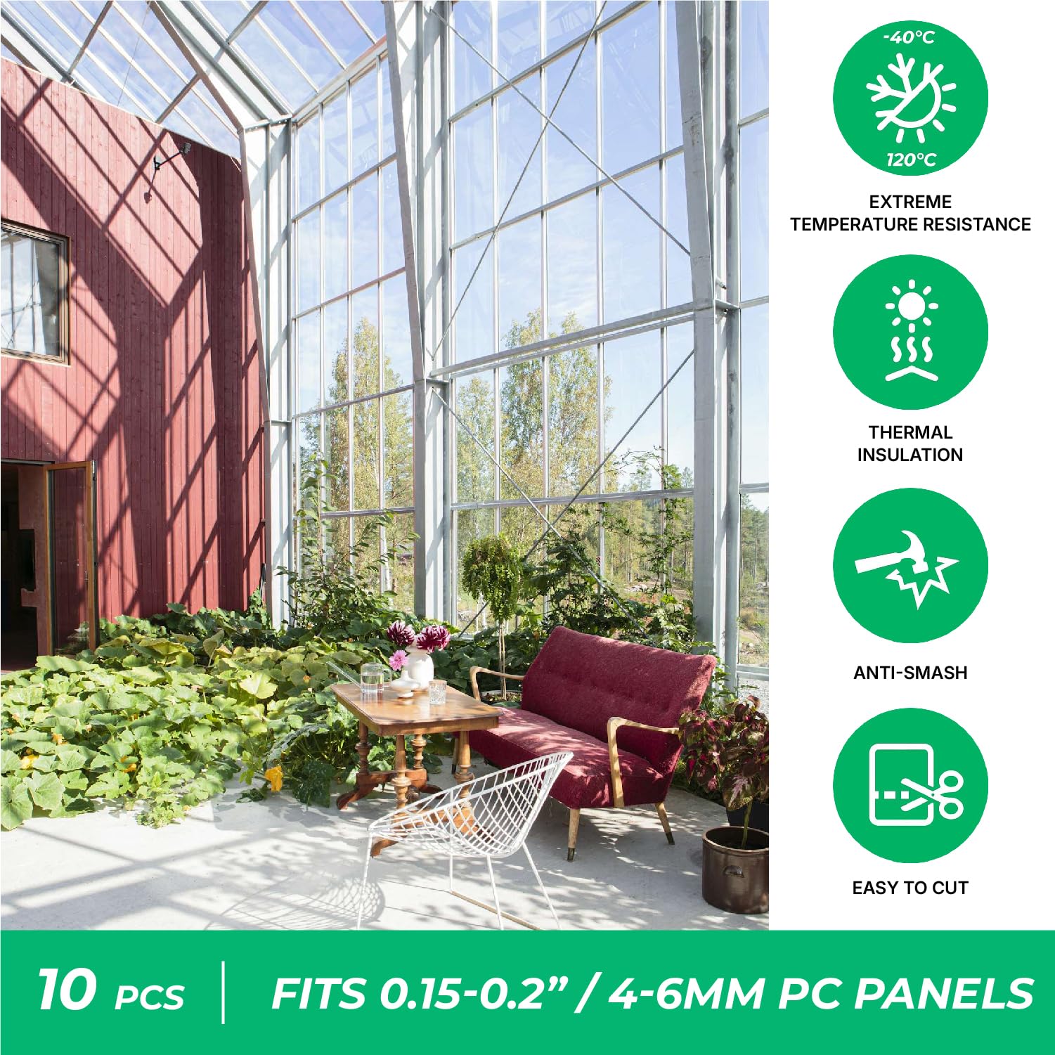 OWLHAUS 10-piece set ensures complete coverage for panels