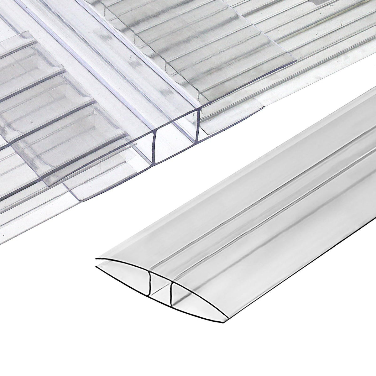 OWLHAUS H connector 8mm 4ft pack seals panels for a tight fit.