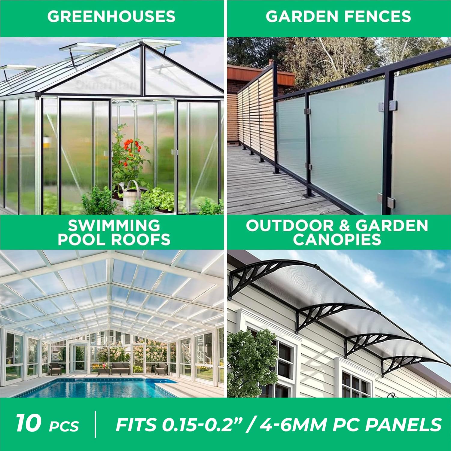 OWLHAUS polycarbonate connector lightweight for easy installation and maintenance