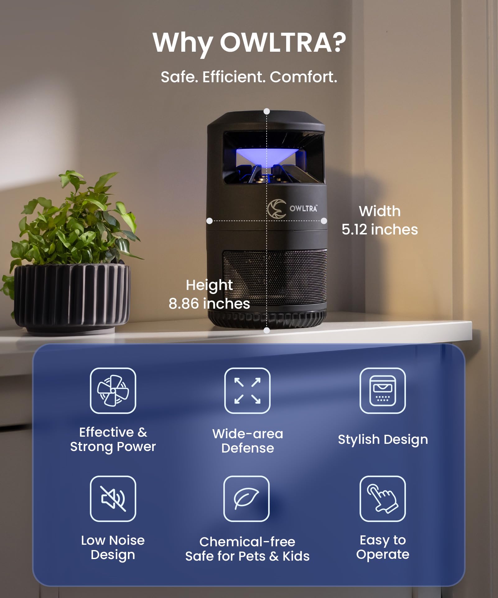 OWLTRA IMT-L60 suitable for indoor use or closed outdoor spaces