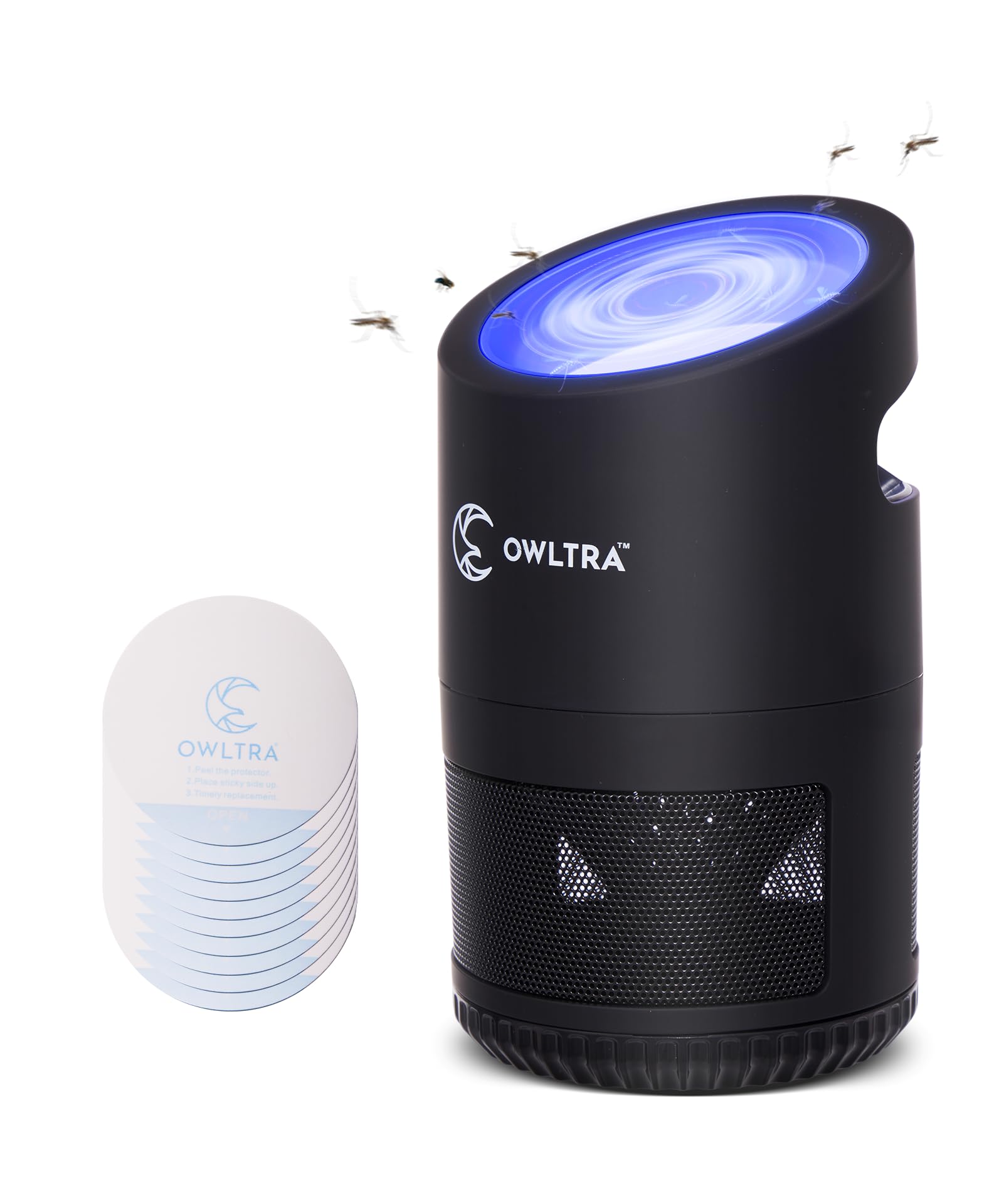 OWLTRA IMT-L70 UV light attraction draws insects toward the trap for efficient capture.