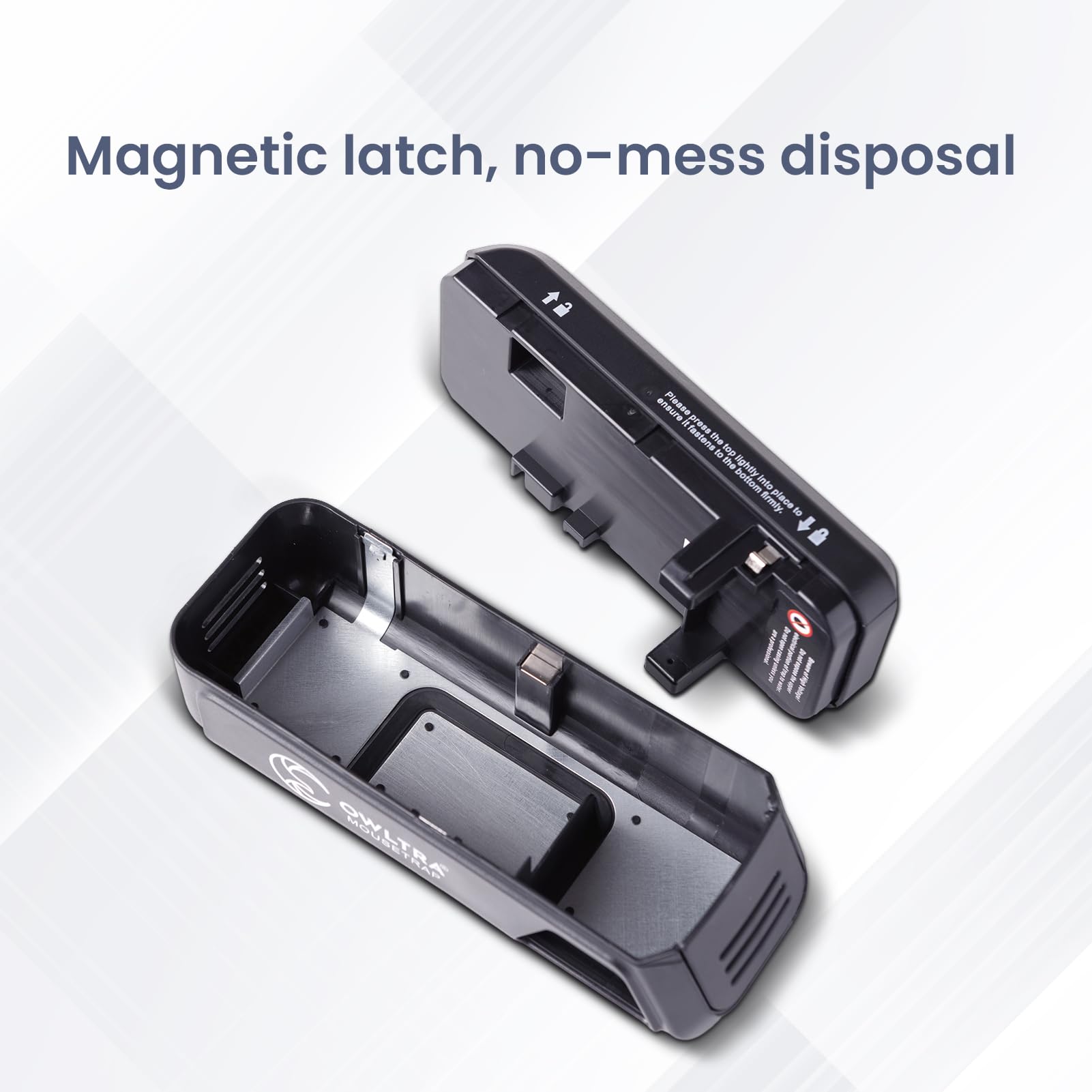 OWLTRA battery compartment open, powered by four AA batteries for quick zaps.
