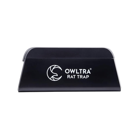 OWLTRA OW-1 indoor rat trap with dual infrared sensors for safe operation near children and pets.