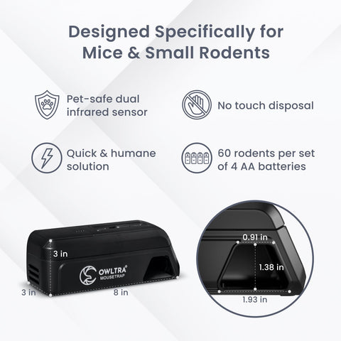 OWLTRA OW-2 interior chamber with dual sensors for safe operation.