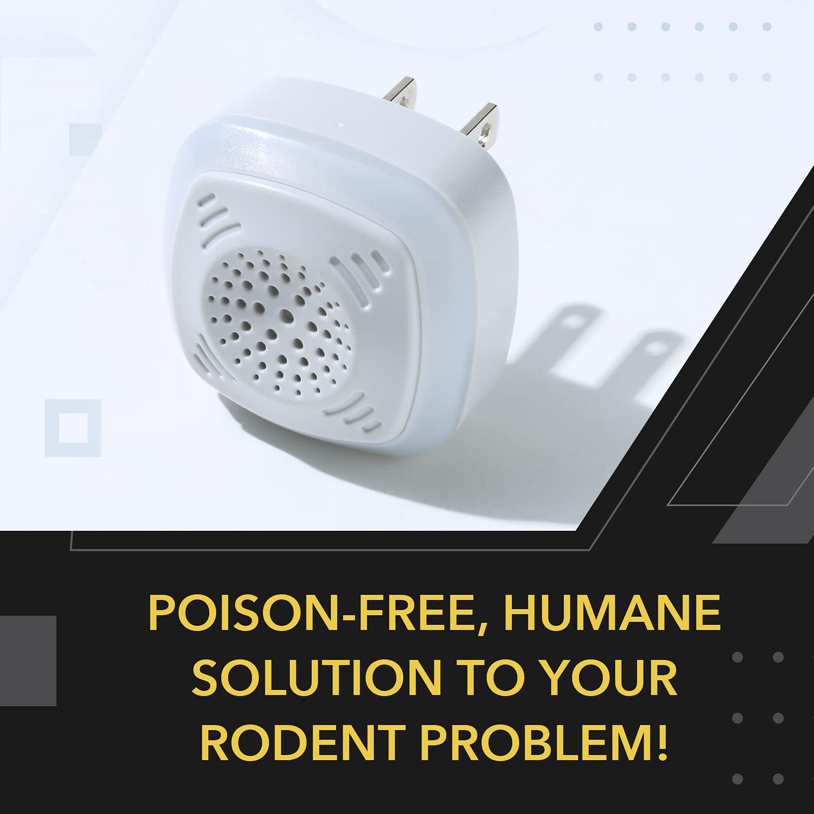 Safe for children and non-rodent pets; poison-free design.
