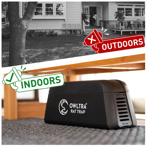 OWLTRA pet-safe trigger enables placement anywhere in homes or businesses.