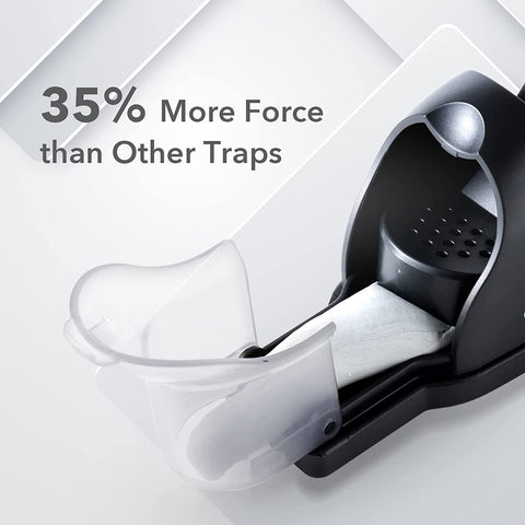OWLTRA tunnel snap trap side view highlighting compact, reusable design