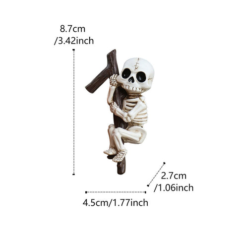 OwMell Halloween gift skeleton décor for plant lovers makes a quirky present.