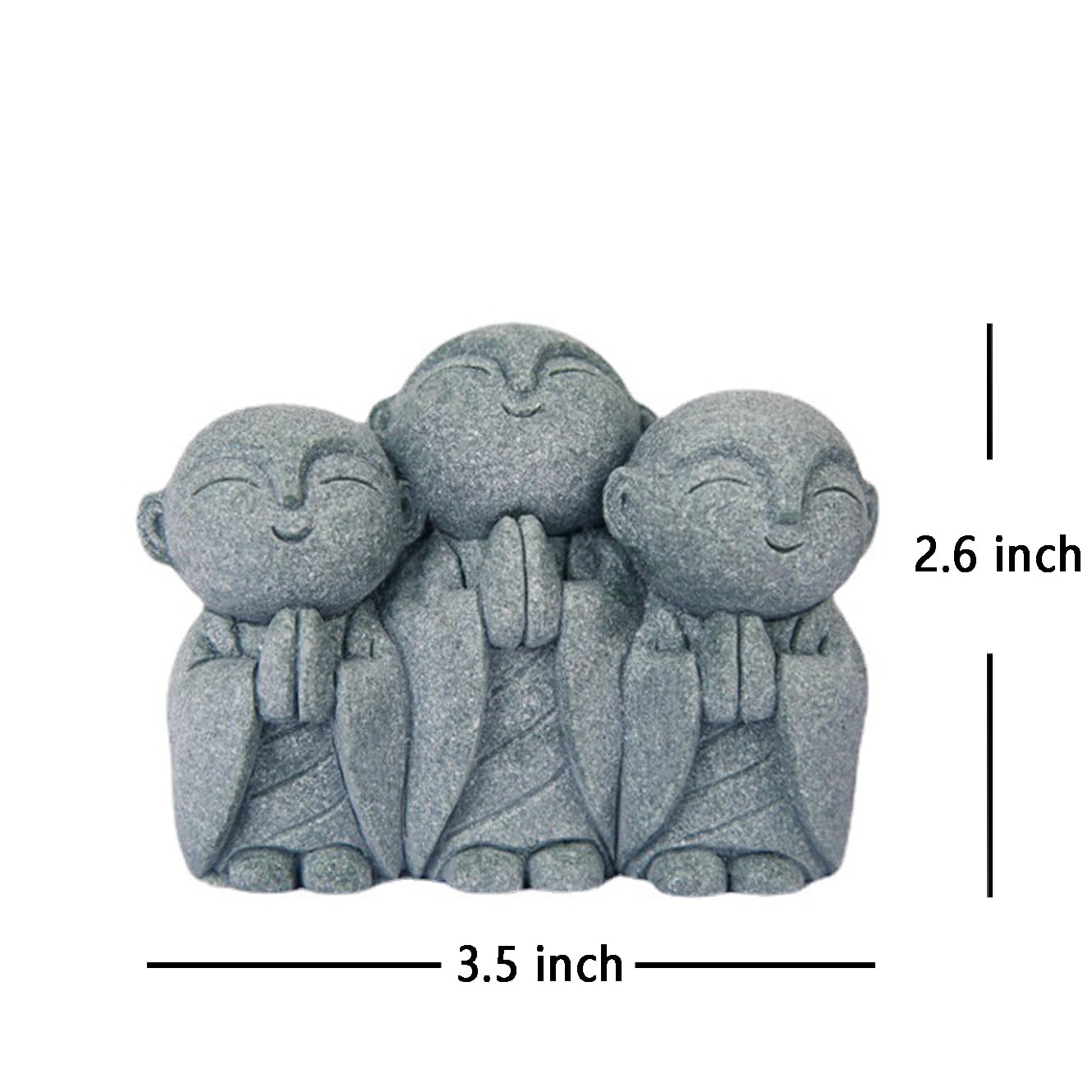 OwMell Jizo weatherproof garden statue suitable for all weather