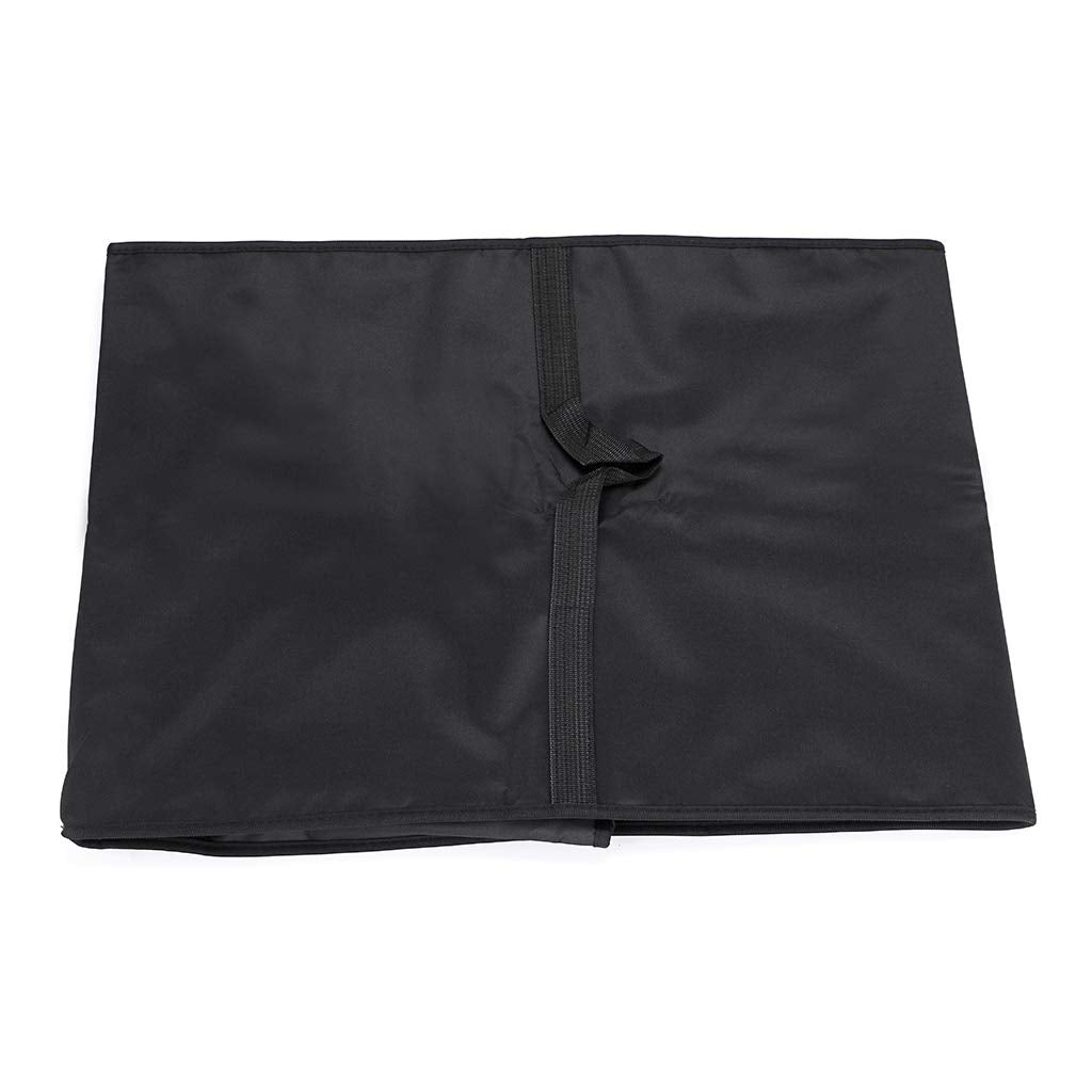 OwnMy grill cover for microwave ovens, angled view shielding from dust