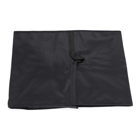 OwnMy grill cover for microwave ovens, angled view shielding from dust