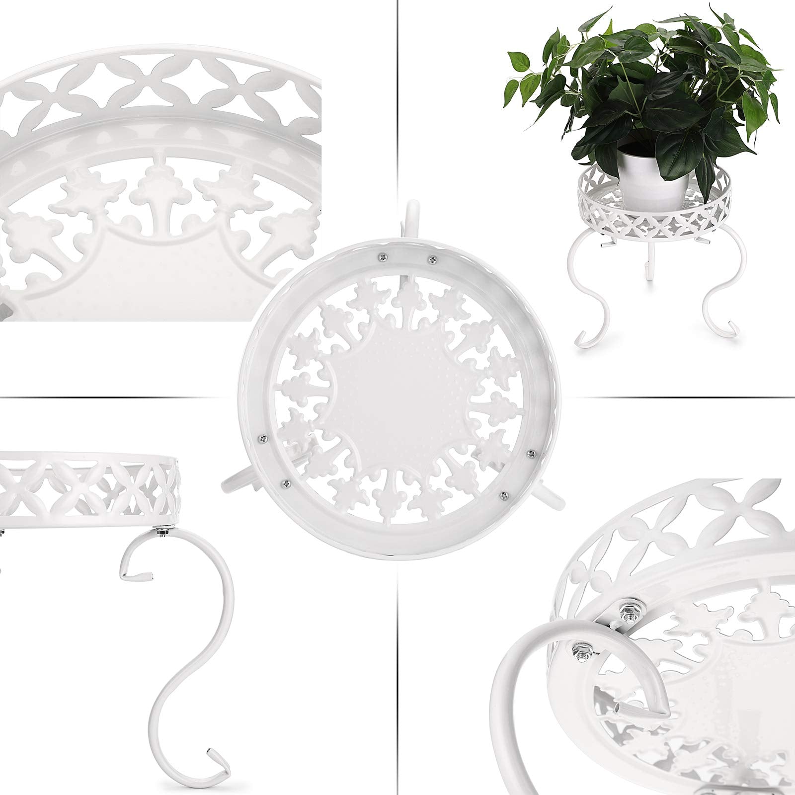 OwnMy round stand with easy assembly saves space