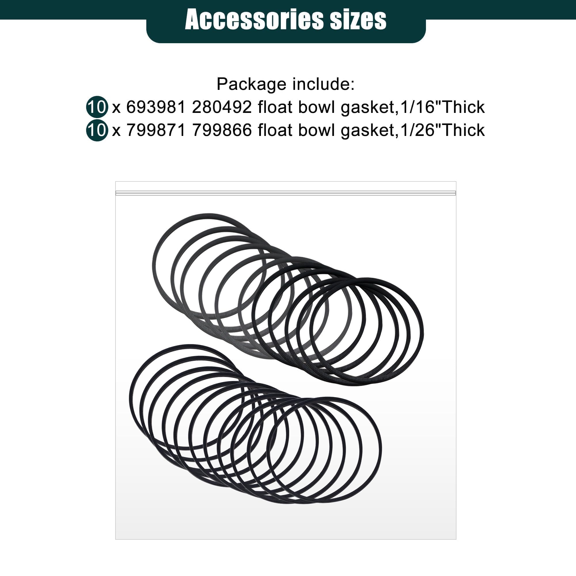 OXCANO 20-piece gasket pack for cost-effective engine upkeep.