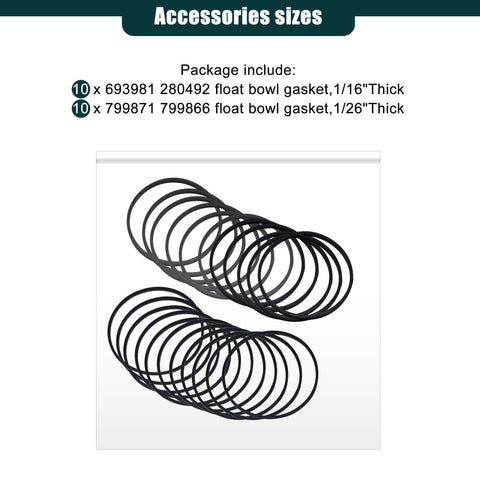 OXCANO 20-piece gasket pack for cost-effective engine upkeep.