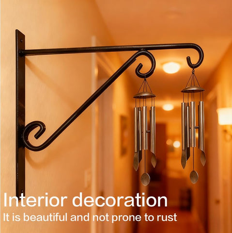 oxcjoapn heavy-duty bracket supports hanging baskets, lanterns, and bird feeders.
