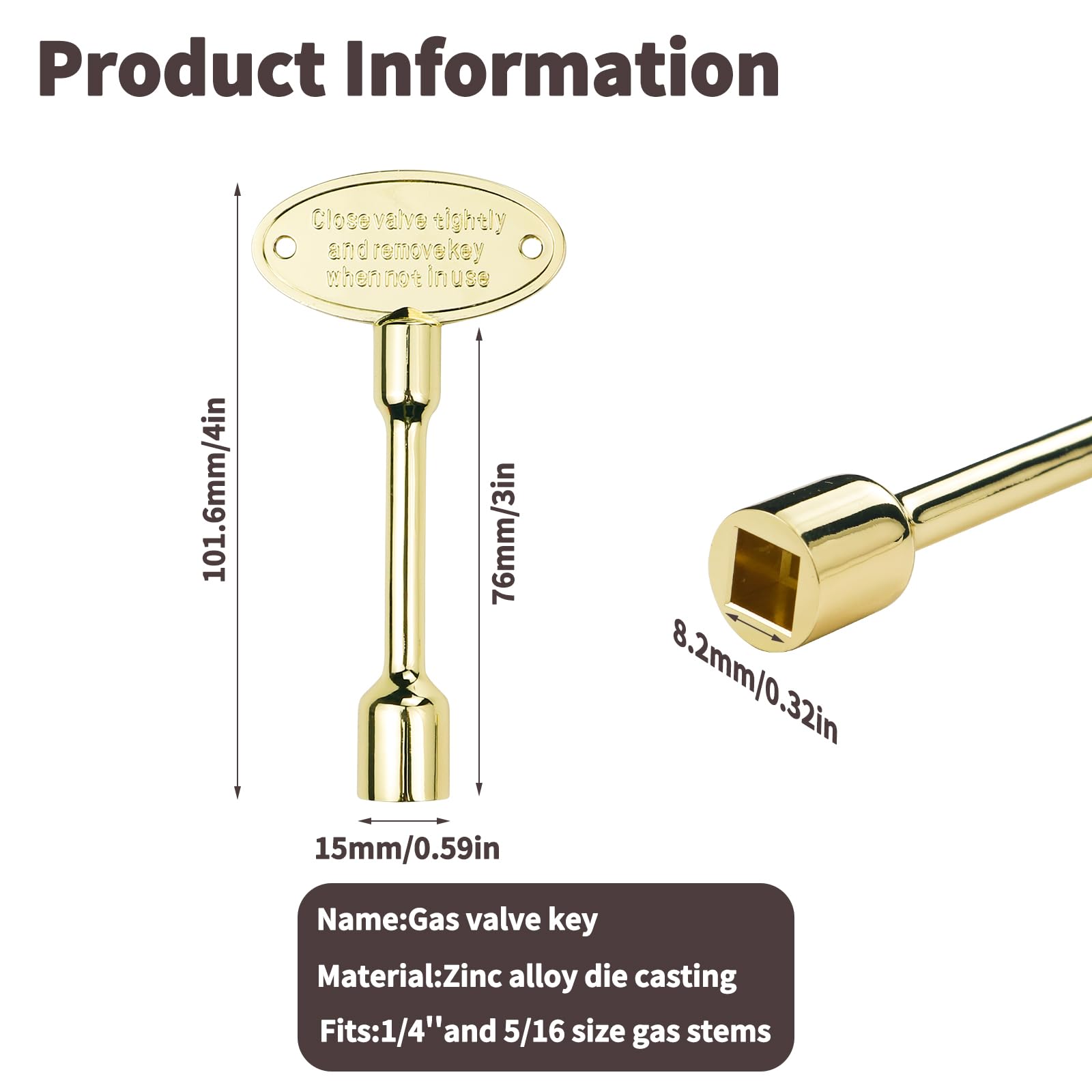 OXDFK fits 1/4-inch stems for versatile valve compatibility, outdoor-ready design.