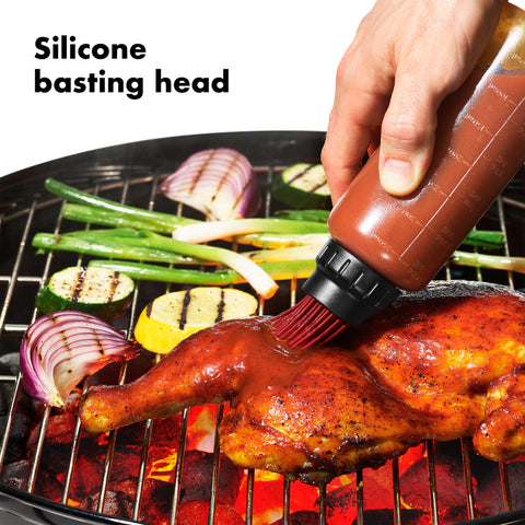 Easy-squeeze design of OXO Good Grips Basting Bottle