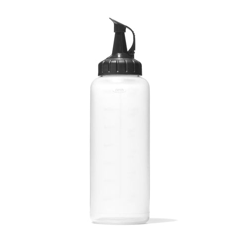 Tall collar on OXO Good Grips Basting Bottle catches drips