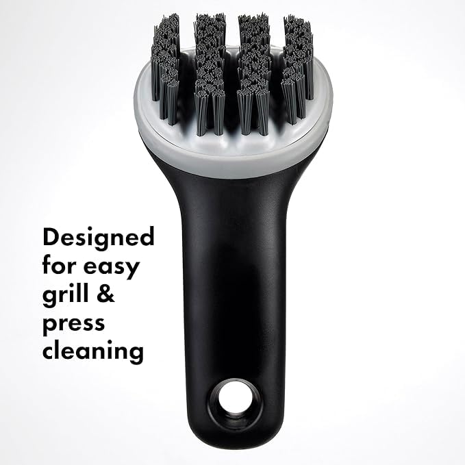 OXO Good Grips bristles close up showing flexible bristles safe for non-stick